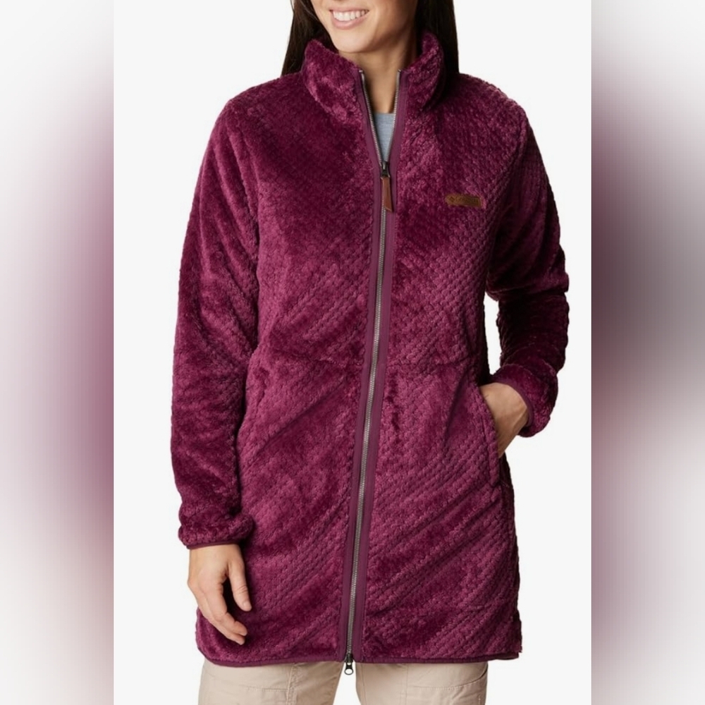 Columbia Women's Fire Side™ Long Full Zip Fleece Jacket Size S NWT MSRP $110 - Picture 1 of 8